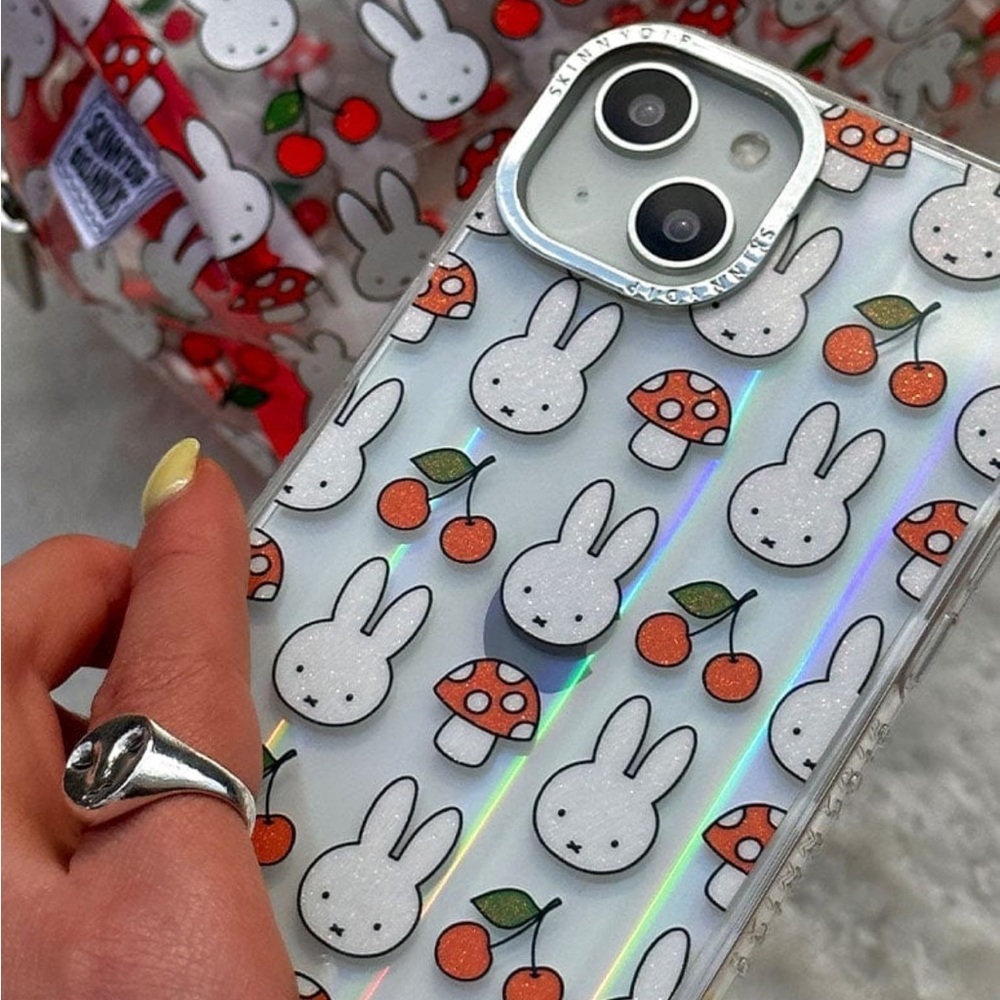 Miffy and Mushroom iPhone 13 phone case from Skinnydip - Picture 1 of 5